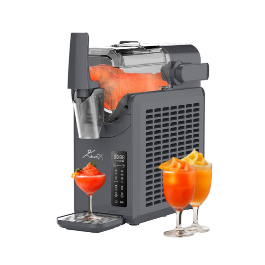 Enveix Slushie Machine, Professional Frozen Drink Maker, 2L Capacity,5 Preset Programs, Time Display, No Ice Needed